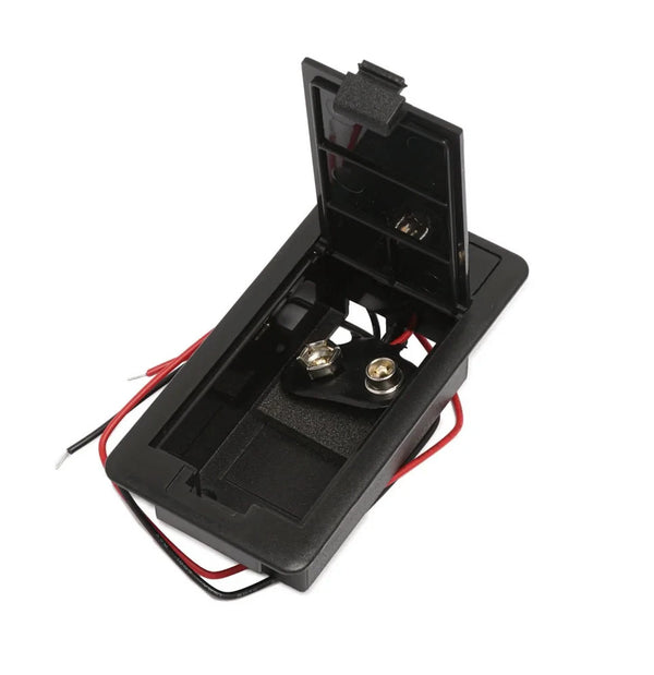 Ibanez 4PT1CBB2 Replacement 9V Battery Box Holder Snap Type Guitar/Bass - Black