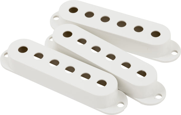 Genuine Fender WHITE Strat/Stratocaster Pickup Covers - Set of 3
