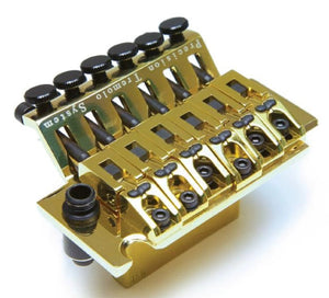 Graph Tech LB63 Floyd Rose Style Locking Bridge/Tremolo - GOLD, PS-0080-G0