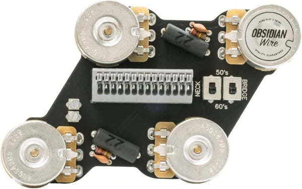 Obsidian Wire Vintage MKII Solderless Wiring Harness for 50s/60s Les Paul