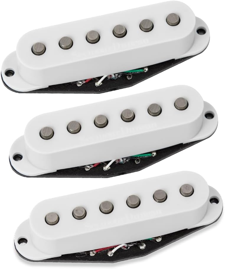 Seymour Duncan Hot Chicken Strat/Stratocaster Complete Pickup Set, WHITE