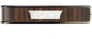 Thalia X Gibson Guitars Mother of Pearl Trapezoid Capo, Black Chrome