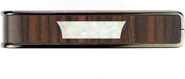 Thalia X Gibson Guitars Mother of Pearl Trapezoid Capo, Black Chrome