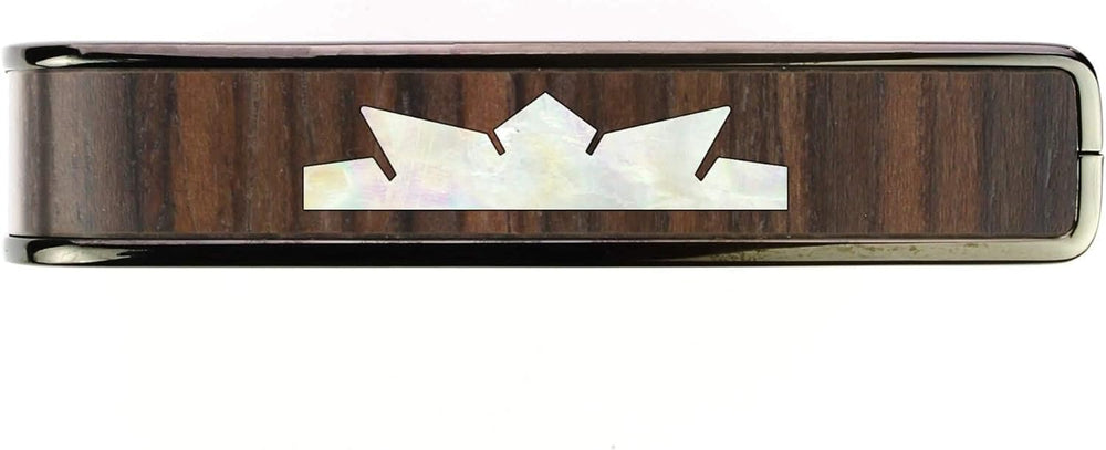 Thalia X Gibson Guitars Mother of Pearl Crown Capo, Black Chrome