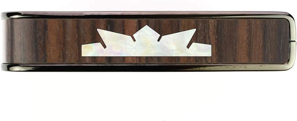 Thalia X Gibson Guitars Mother of Pearl Crown Capo, Black Chrome