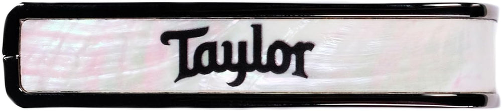 Thalia X Taylor Guitars White Pearl Logo Capo, Black Chrome