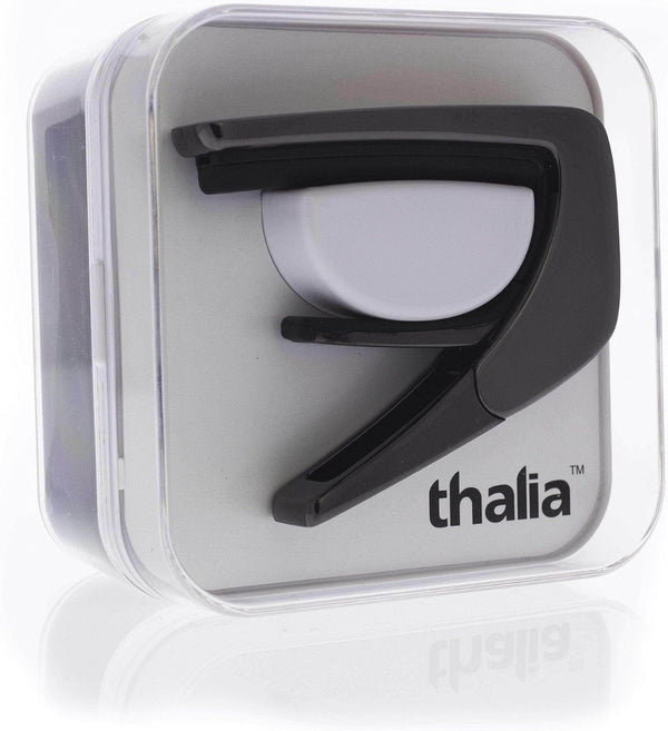 Thalia Shell Collection Guitar Capo - Crimson Paua Inlay, Black Chrome