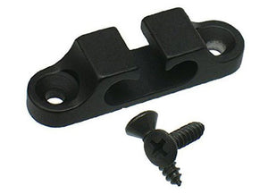 Hipshot 405100B 2-String Retainer/String Guide for Bass - BLACK with Screws