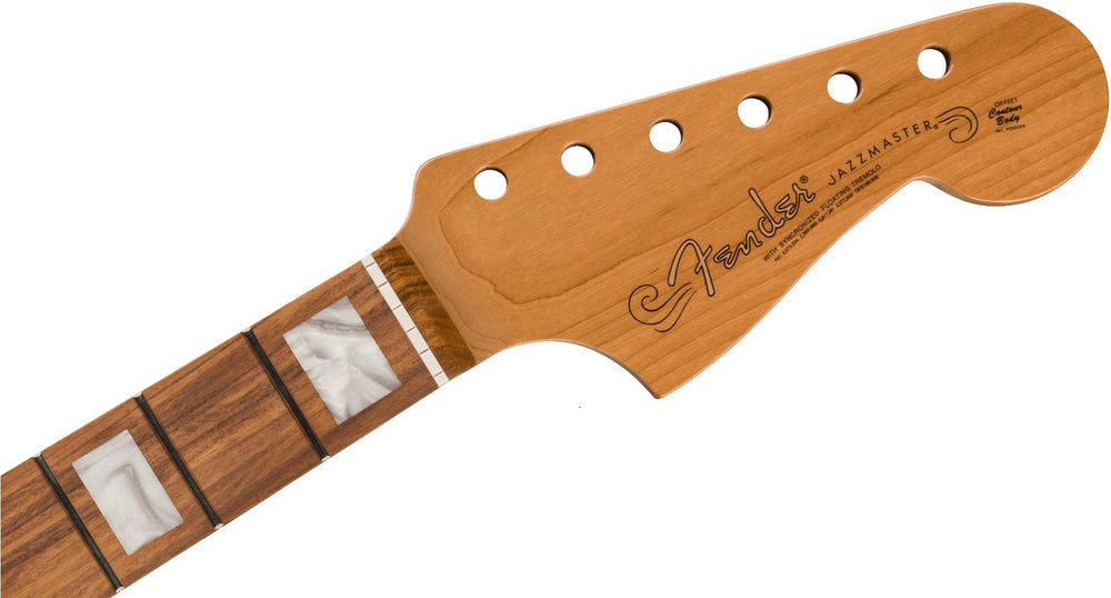 Fender Roasted Jazzmaster Neck, Block Inlays, 22 Frets, 9.5" Radius Modern C