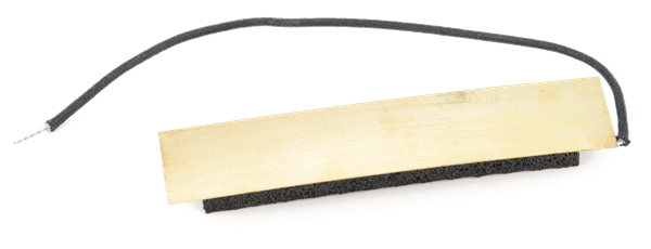 Genuine Fender Vintage Jazz Bass NECK Pickup Shield w/ Ground Wire 001-9659-049