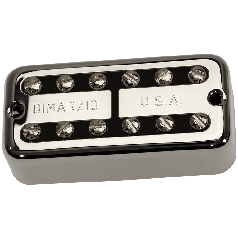 DiMarzio New'Tron Filter'Tron F-SPACED BRIDGE Pickup - Nickel w/Black Insert
