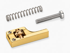Schaller Germany 3D6 Replacement Roller Bridge Saddle, Gold, for E/A/D
