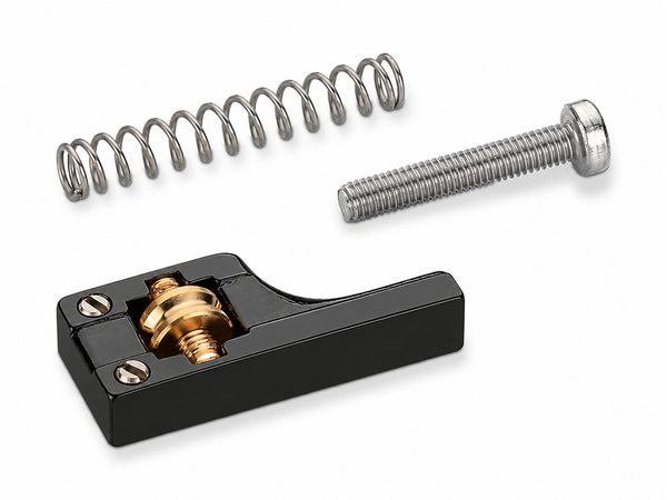 Schaller Germany 3D6 Replacement Roller Bridge Saddle, Black, for E/A/D