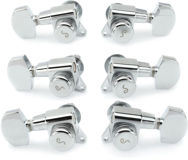 Schaller Germany M6 135 Guitar Locking Tuners Machines, 3x3 - CHROME