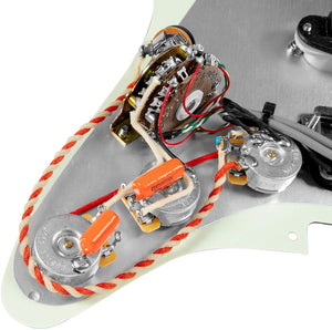 920D Custom Fiesta Pickups Loaded MINT GREEN Pickguard for HSS Fender Strat