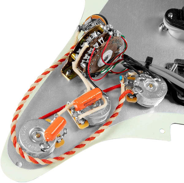 920D Custom Fiesta Pickups Loaded MINT GREEN Pickguard for HSS Fender Strat