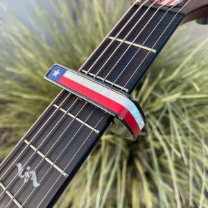 Thalia Deluxe Series Guitar Capo - Texas Lone Star, Black Chrome