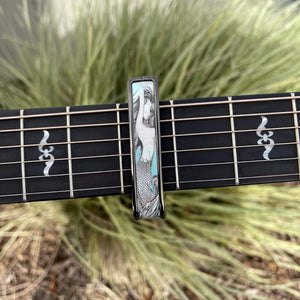 Thalia Deluxe Series Guitar Capo - Mermaid, Black Chrome