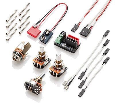 EMG PJ Active Precision/Jazz Bass Pickup Set - BLACK