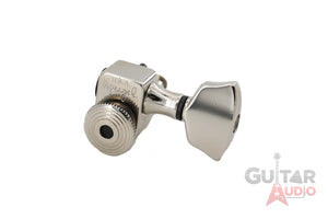 Sperzel 3x3 Trimlok 3 Per Side Locking Guitar Tuners 3+3 Tuning Pegs - NICKEL