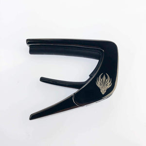 Thalia Premium Series Guitar Capo - Black Dragon Scales, Black Chrome