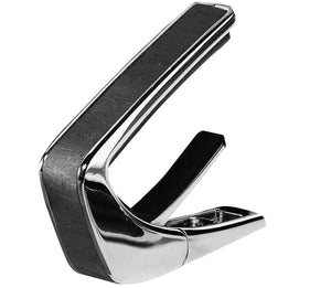 Thalia Shell Collection Guitar Capo - Ebony Inked Inlay, Chrome