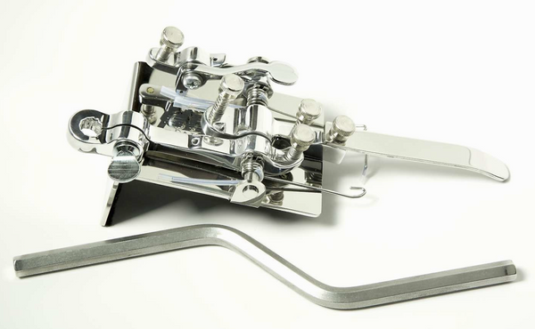 Hipshot B-Bender String Bending with Drop D and G Palm Lever, Chrome 10300C