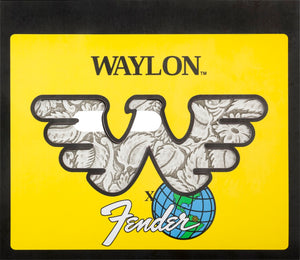 Fender Waylon Jennings Leather Tele/Telecaster Pickguard, White