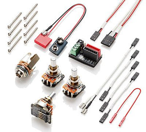 EMG PJX Set X-Series Active Ceramic PJ Precision/Jazz Bass Pickup Set - Black