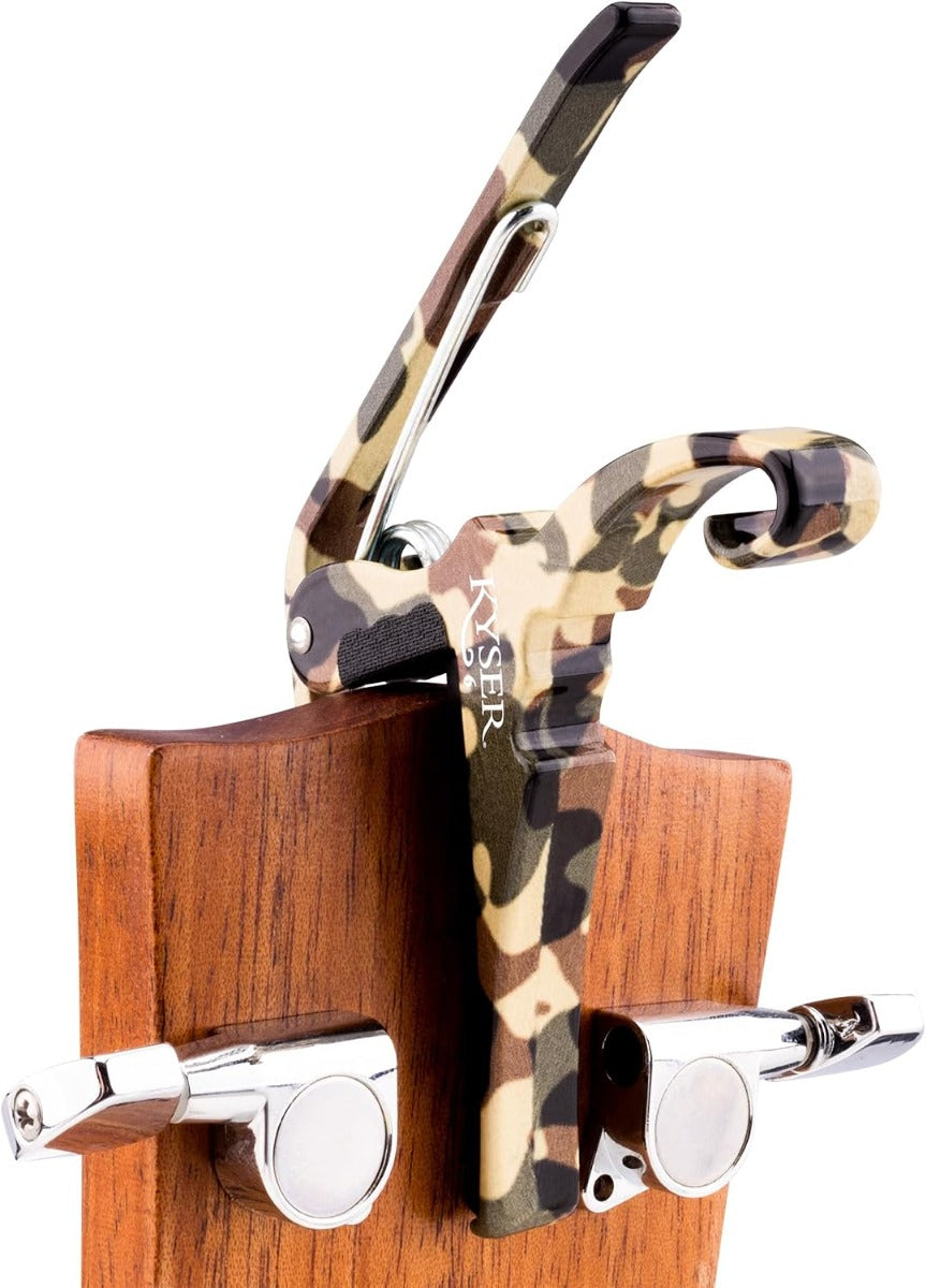 Kyser Quick-Change Capo, Camo 2.0, for 6-String Acoustic Guitar, USA, KG6C2A