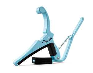 Kyser X Fender Capo, Daphne Blue, for 6-String Electric Guitar, KGEFDBA