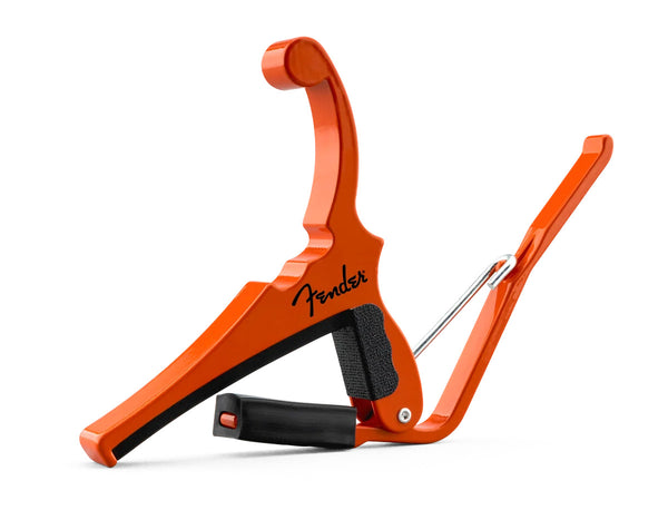 Kyser X Fender Capo, Fiesta Red, for 6-String Electric Guitar, KGEFFRA