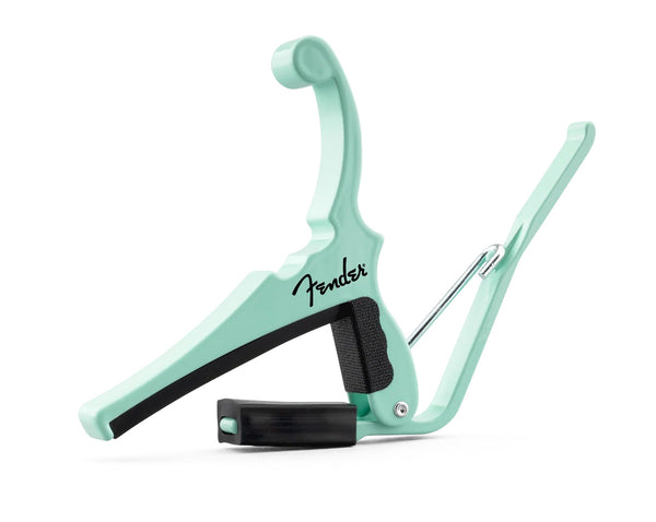 Kyser X Fender Capo, Surf Green, for 6-String Electric Guitar, KGEFSGA