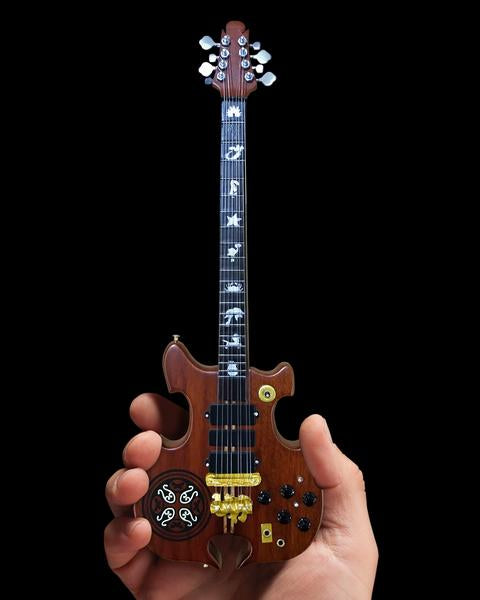 AXE HEAVEN John Paul Jones Alembic 8-String MINIATURE Bass Display Gift