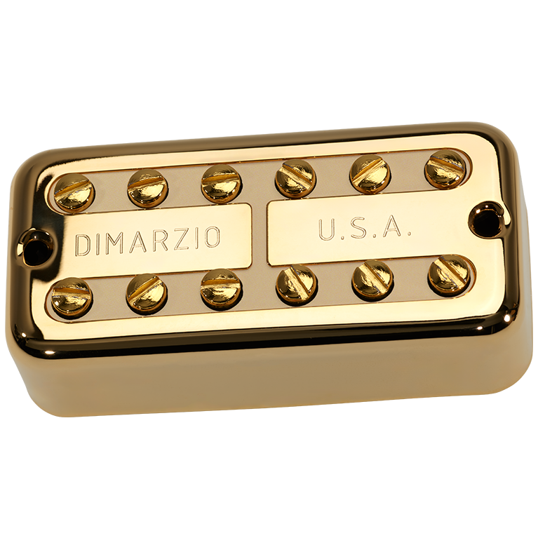 DiMarzio PAF'Tron Filter'Tron F-SPACED BRIDGE Pickup - Gold Cover w/Cream Insert