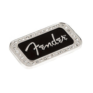 Genuine Fender Guitars Logo Rhinestones 2" x 1" Magnet Gift
