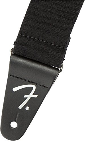 Genuine Fender SuperSoft 2" Wide Guitar Strap - Black - 099-0642-006