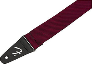 Genuine Fender 2" Modern Tweed Guitar Strap - Black / Red - 099-1445-406