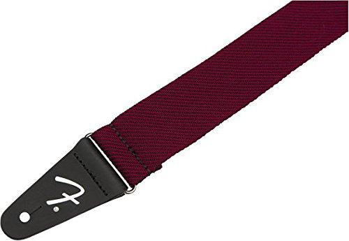 Genuine Fender 2" Modern Tweed Guitar Strap - Black / Red - 099-1445-406