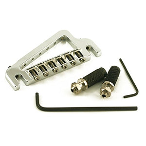 Hipshot 43100C Baby Grand 6-String Fixed Gibson Electric Guitar Bridge - CHROME