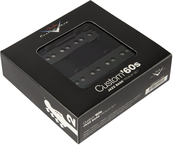 Fender Custom Shop '60s Jazz/J-Bass Pickup Set - Black - 099-2101-000