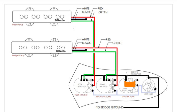 DiMarzio Wiring Harness Chrome Control Plate for Fender Jazz/J-Bass - BW2200