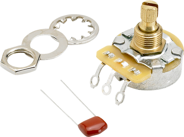 Genuine Fender 250K No Load Pot Split Shaft CTS Volume/Tone Knob Potentiometer