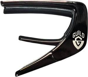 Thalia X Guild Guitars Ebony Inked with V-Block Marker Capo, Black Chrome
