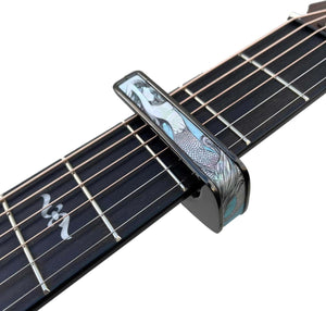 Thalia Deluxe Series Guitar Capo - Mermaid, Black Chrome