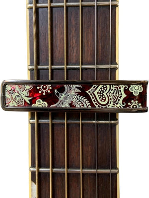 Thalia Deluxe Series Guitar Capo - Crimson Phoenix, Black Chrome