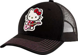 Fender X Hello Kitty Official Logo Patch Hat, Black, One Size Fits Most
