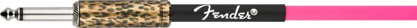 Fender Joe Strummer Signature Series 13' Instrument/Guitar Cable - Pink Leopard