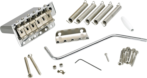 Genuine Fender LEFT-HANDED American Vintage Strat Stratocaster Tremolo, CHROME