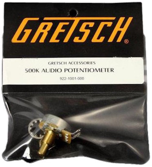 Genuine Gretsch CTS 500K Solid Shaft Audio Pot/Potentiometer, 922-1001-000